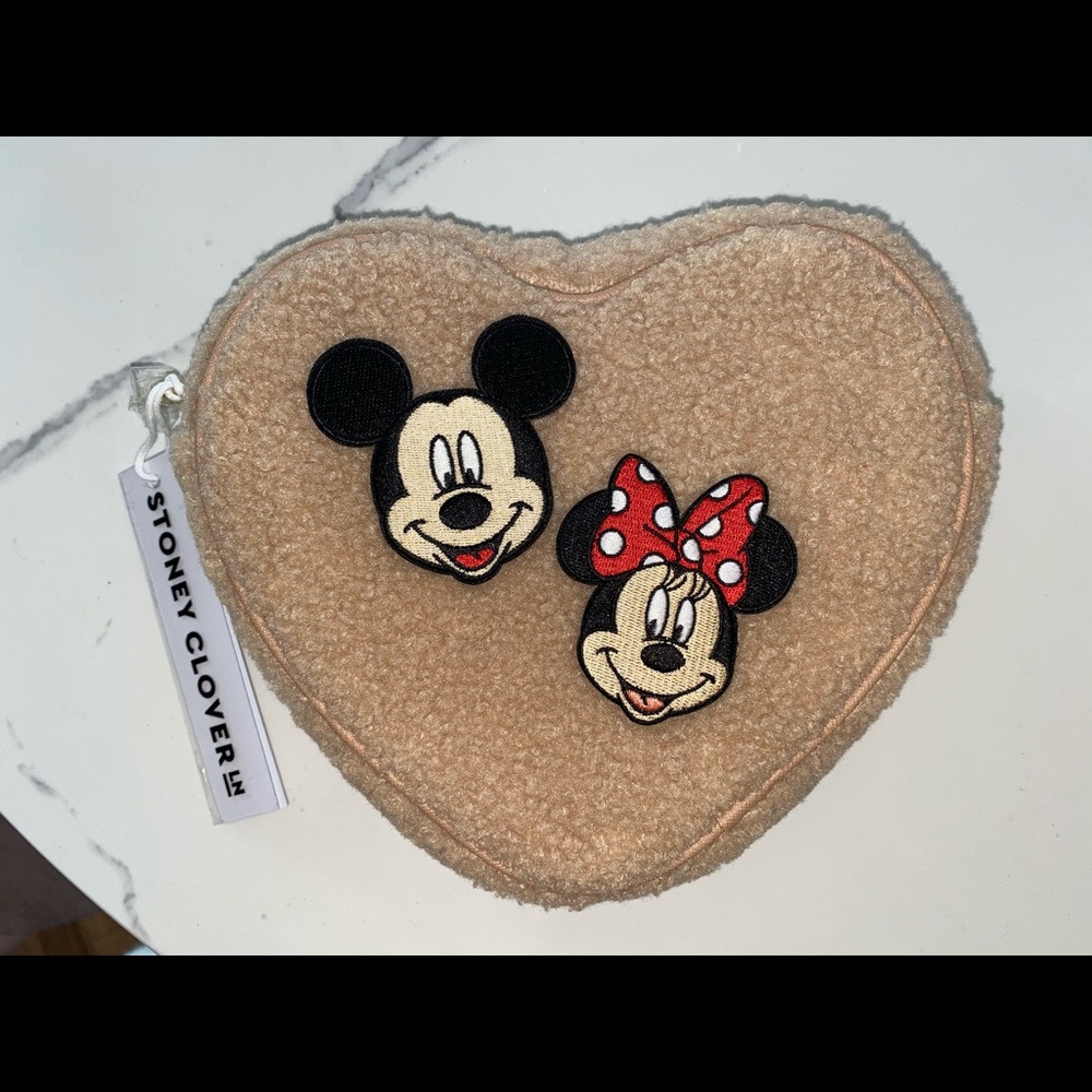 Stoney Clover Lane Disney Hazelnut Heart Pouch